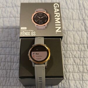 Garmin Fenix 6S Sapphire Rose Gold with Gray Band